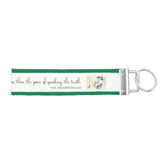 Literary quote keychain