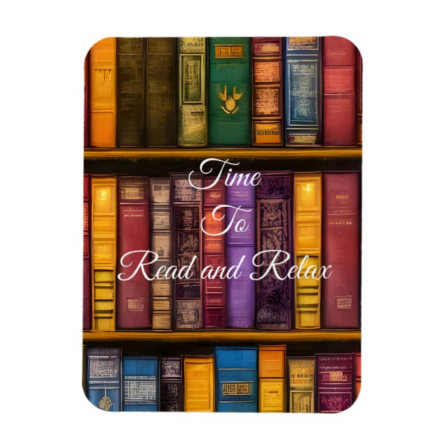 Literary Treasures - Classic Old Books Magnet (Vertical)