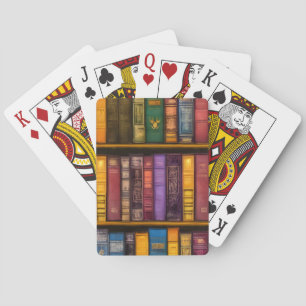 Literary Treasures - Classic Old Books Poker Cards