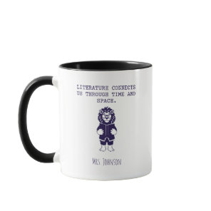Literature Connects Us Time Space Reading Mug