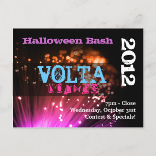 Lites & Smoke Halloween Bash Invitation/Flyer Invitation Postcard