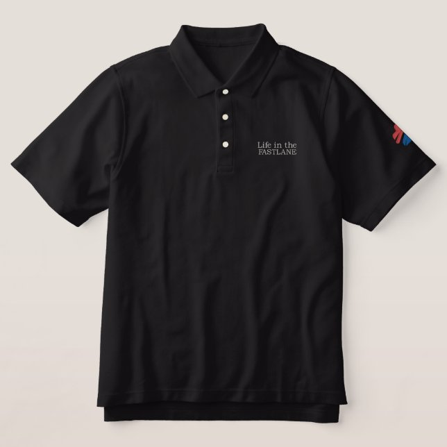 LITFL UCEM Basic Embroidered Polo Shirt (Design Front)