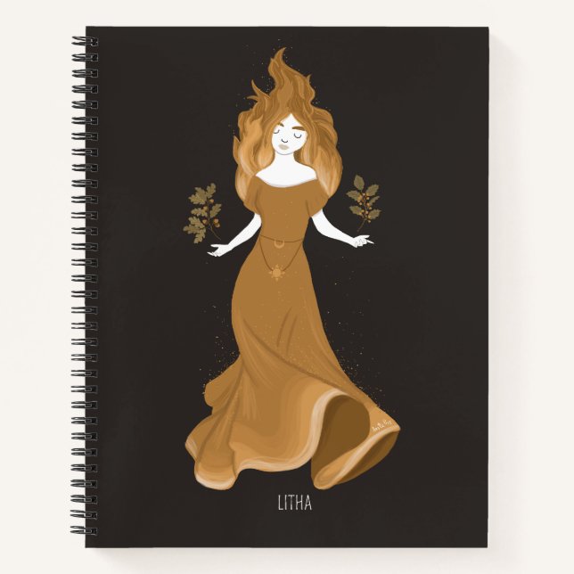 Litha A4 Notebook (Front)