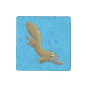 Lithe Little Platypus Stone Magnet
