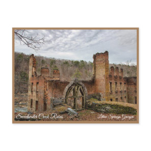 Lithia Springs Sweetwater Georgia USA Postcard GA