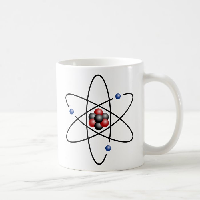 Lithium Atom Chemical Element Li Atomic Number 3 Coffee Mugs