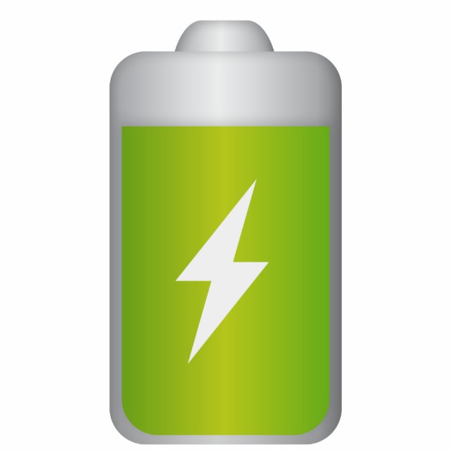 lithium-ion battery Icon Cutout (Front)
