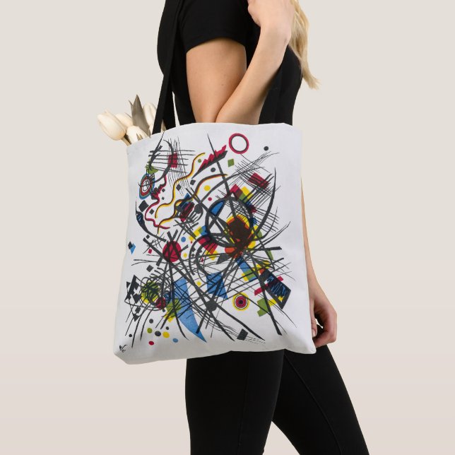 Lithograph for Vierte Bauhausmappe by Kandinsky Tote Bag (Close Up)