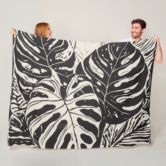 Lithograph style  fleece blanket (In Situ)