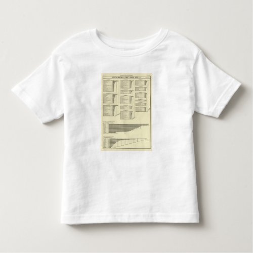 lithographed chart manufactures in cities toddler t_shirt