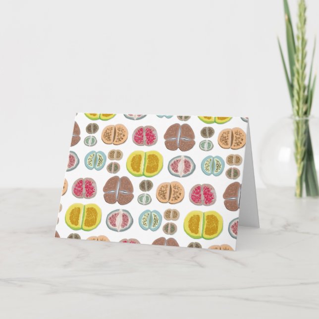 Lithops - transparent card (Front)