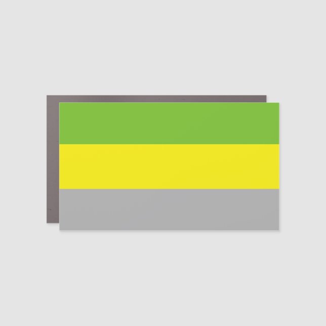 Lithromantic Pride Car Magnet (Front)