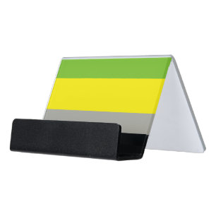 Lithromantic Pride Desk Business Card Holder