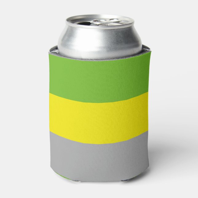 Lithromantic Pride Flag Can Cooler (Can Front)