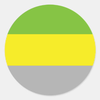 Lithromantic Pride Flag Classic Round Sticker
