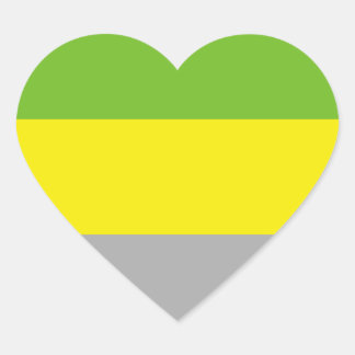Lithromantic Pride Flag Heart Sticker
