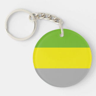 Lithromantic Pride Flag Keychain