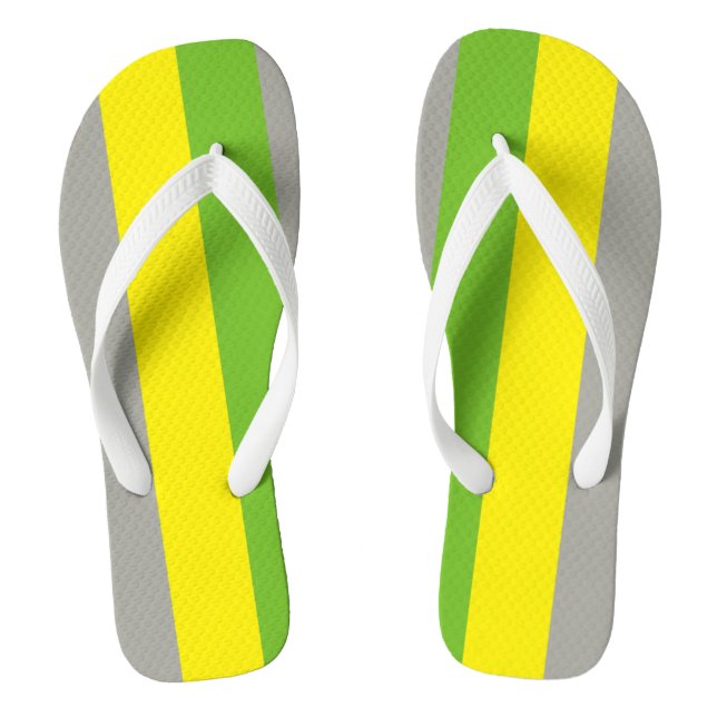 Lithromantic Pride Flip Flops (Footbed)