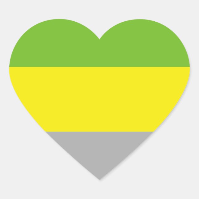 Lithromantic Pride Heart Sticker (Front)