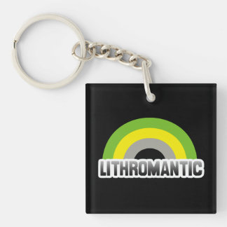 Lithromantic Pride Keychain