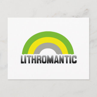 Lithromantic Pride Postcard