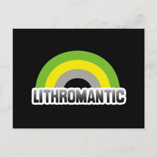 Lithromantic Pride Postcard
