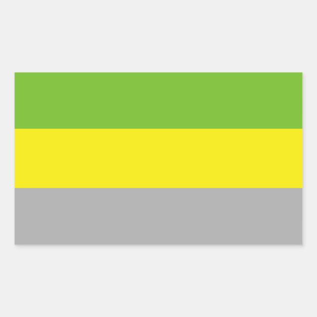 Lithromantic Pride Rectangular Sticker (Front)