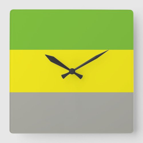 LITHROMANTIC PRIDE SQUARE WALL CLOCK