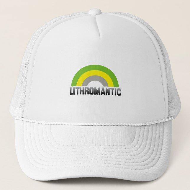 Lithromantic Pride Trucker Hat (Front)