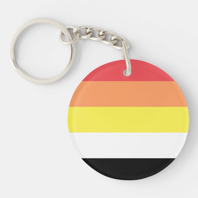 Lithsexual Pride Flag Keychain (Front)