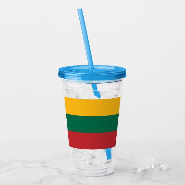 Lithuania Acrylic Tumbler (Front Ice)