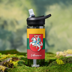 Lithuania bottle, patriotic Lithuanian Flag Water Bottle