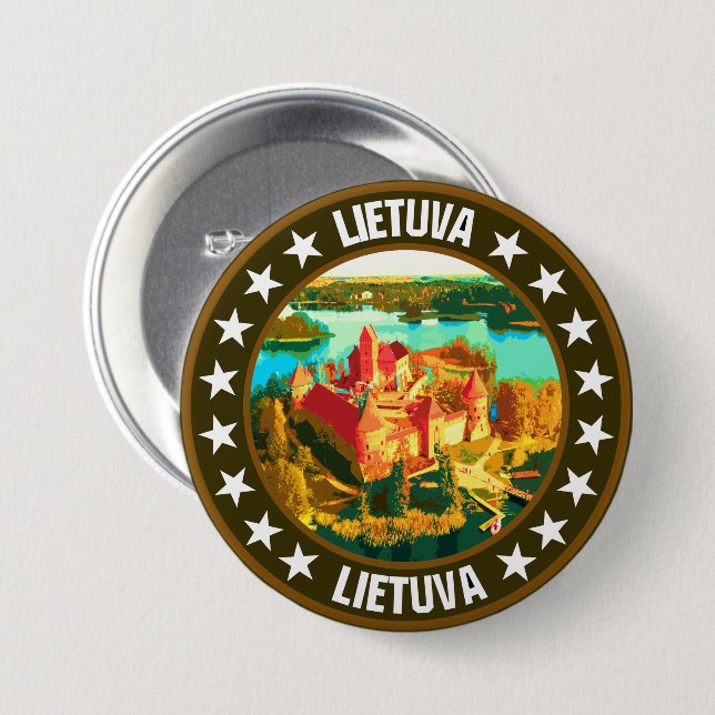 Lithuania                                          button (Front & Back)