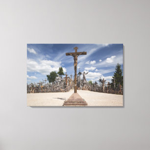 Lithuania, Central Lithuania, Siauliai, Hill Canvas Print