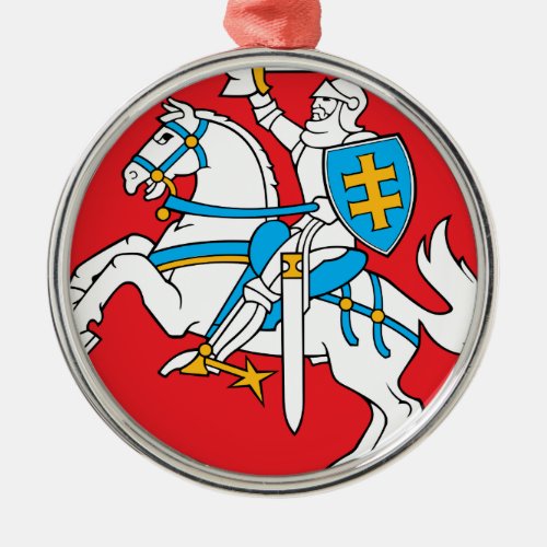 Lithuania Emblem _ Coat of arms _ Lietuvos Herbas Metal Ornament