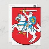 Lithuania Emblem - Coat of arms - Lietuvos Herbas Postcard (Front/Back)