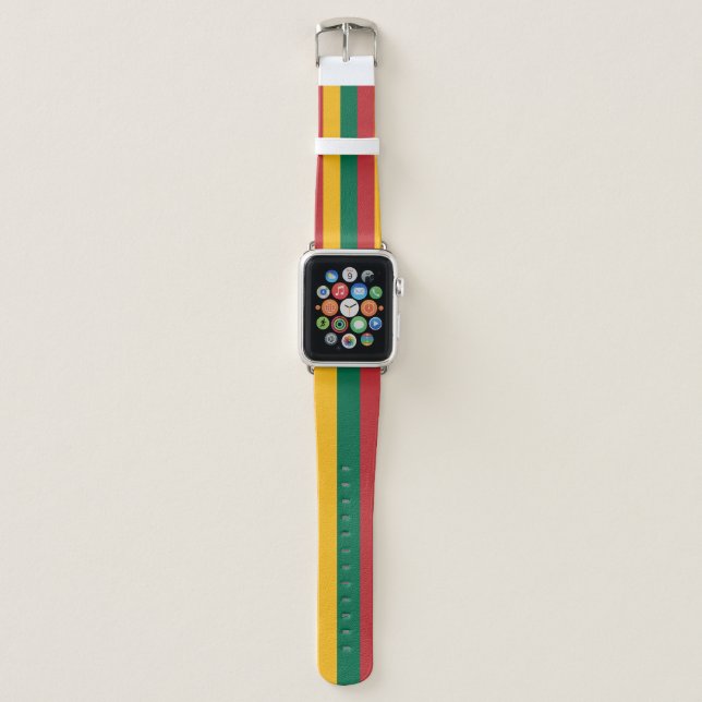Lithuania Flag Apple Watch Band (Front)