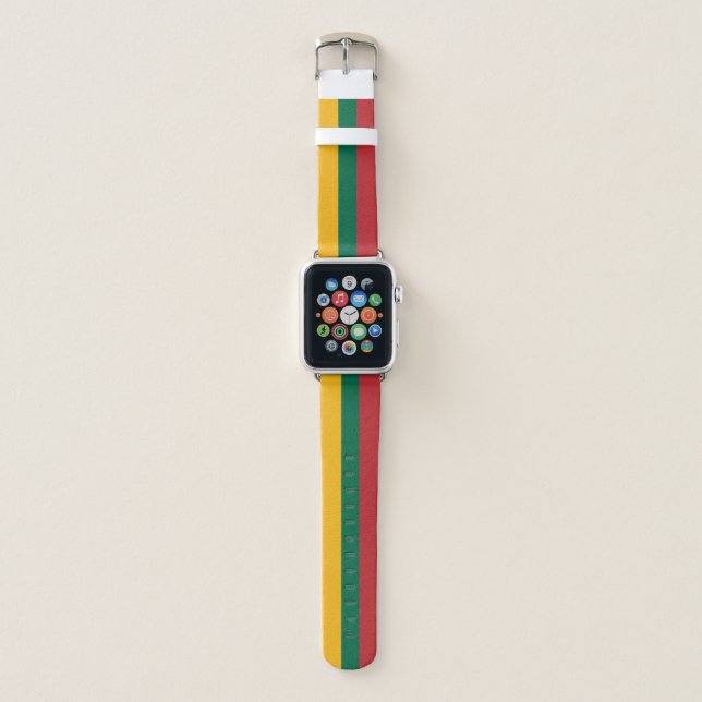 Lithuania Flag Apple Watch Band (Front)