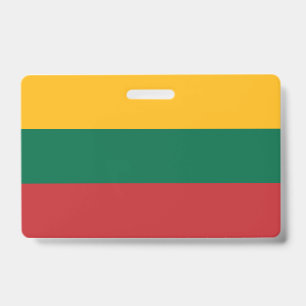 Lithuania Flag Badge