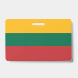 Lithuania flag badge