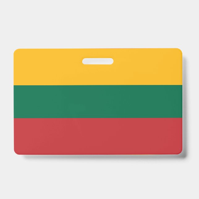 Lithuania flag badge (Front)
