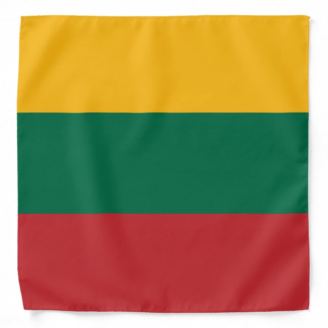 Lithuania Flag Bandana (Front)