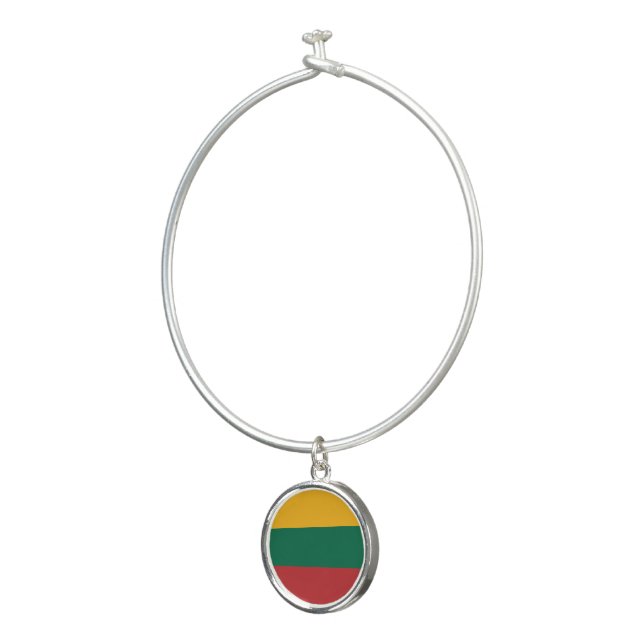 Lithuania flag bangle bracelet (3/4)
