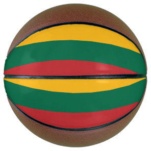 Lithuania Flag Basketball