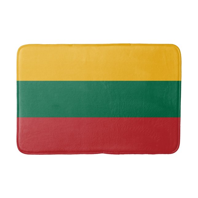 Lithuania Flag Bath Mat (Front)