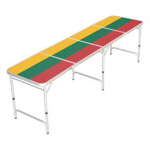Lithuania Flag Beer Pong Table