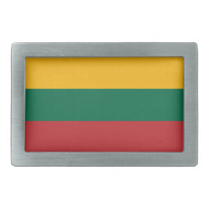 Lithuania Flag Belt Buckle