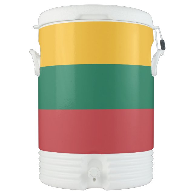 Lithuania Flag Beverage Cooler (Front)