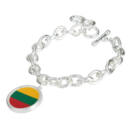 Lithuania flag bracelet