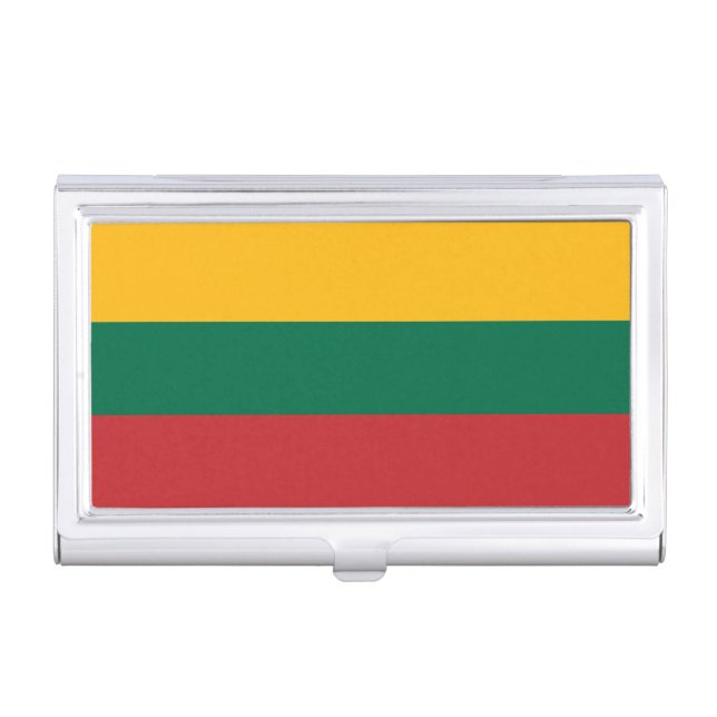 Lithuania Flag Business Card Case (Front)